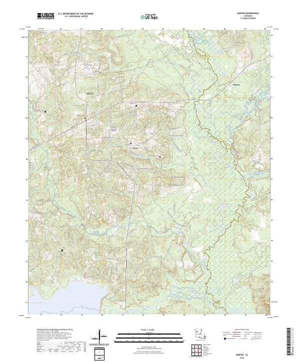 USGS Topographic Map – Martin