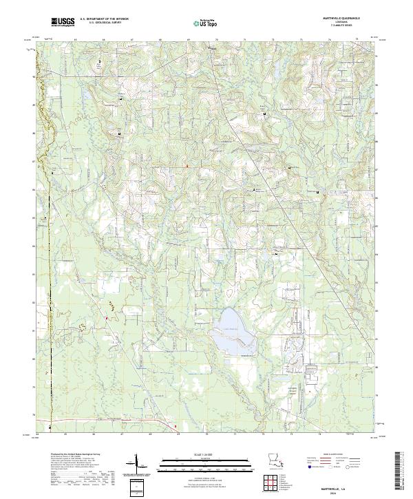 USGS Topographic Map – Martinville