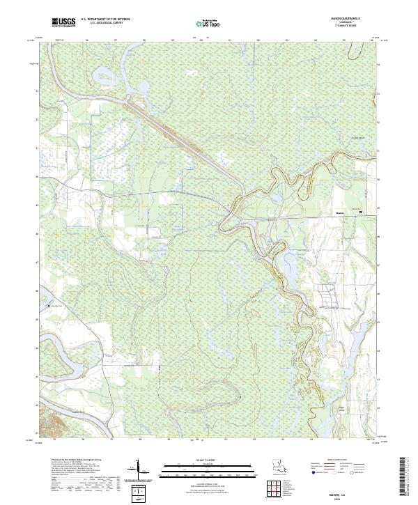 USGS Topographic Map – Mason