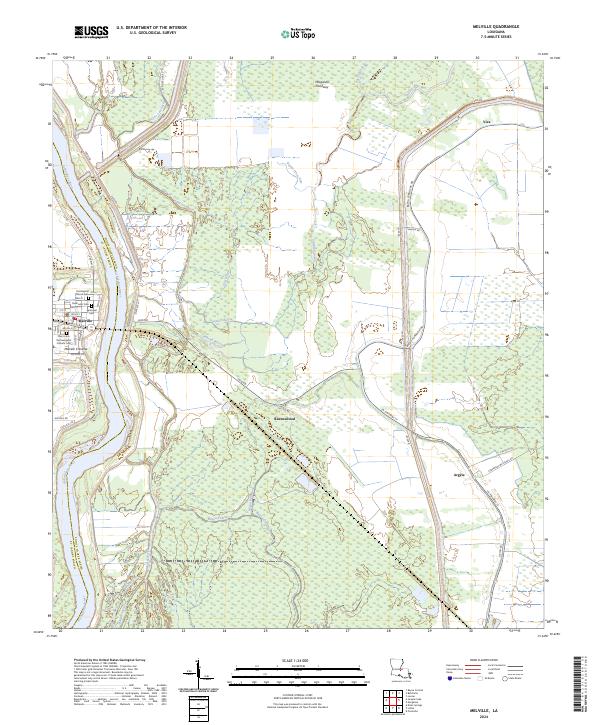 USGS Topographic Map – Melville