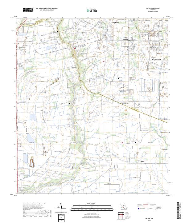 USGS Topographic Map – Milton