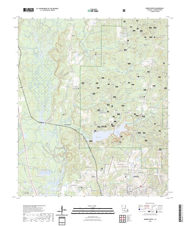 USGS Topographic Map – Minden North