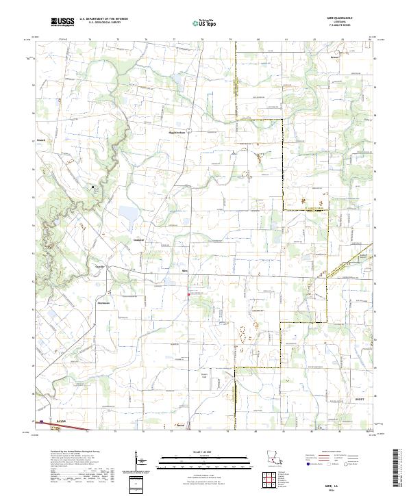 USGS Topographic Map – Mire