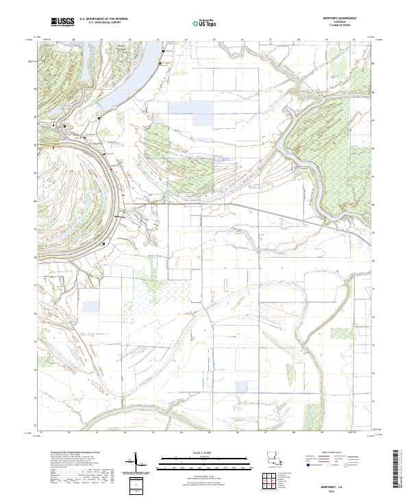 USGS Topographic Map – Monterey