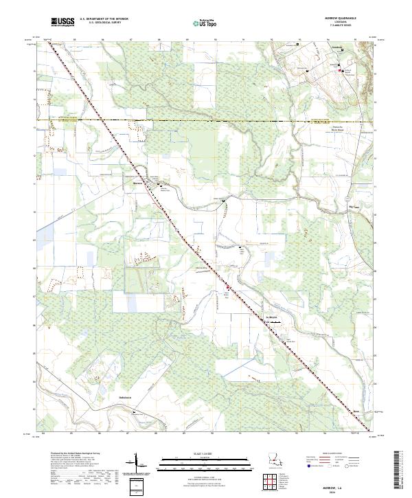 USGS Topographic Map – Morrow