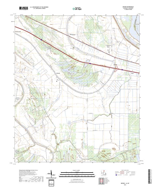 USGS Topographic Map – Mound