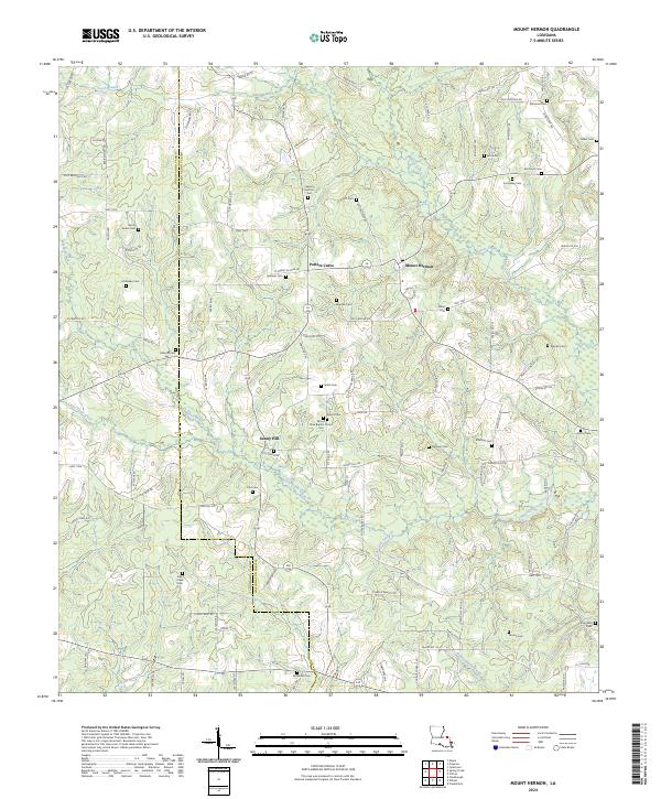 USGS Topographic Map – Mount Hermon
