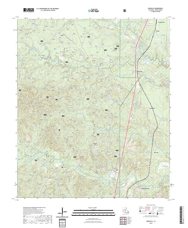 USGS Topographic Map – Mudville