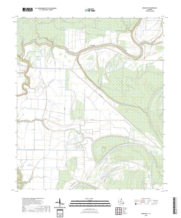 USGS Topographic Map – Newlight