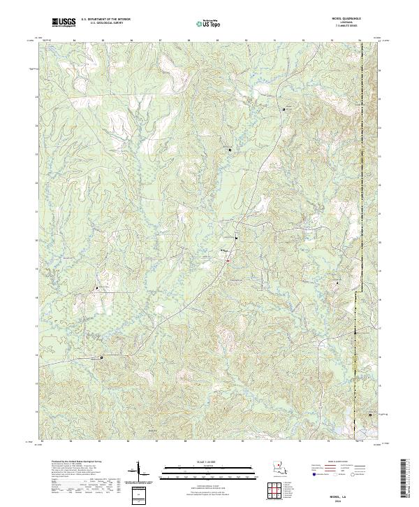 USGS Topographic Map – Nickel