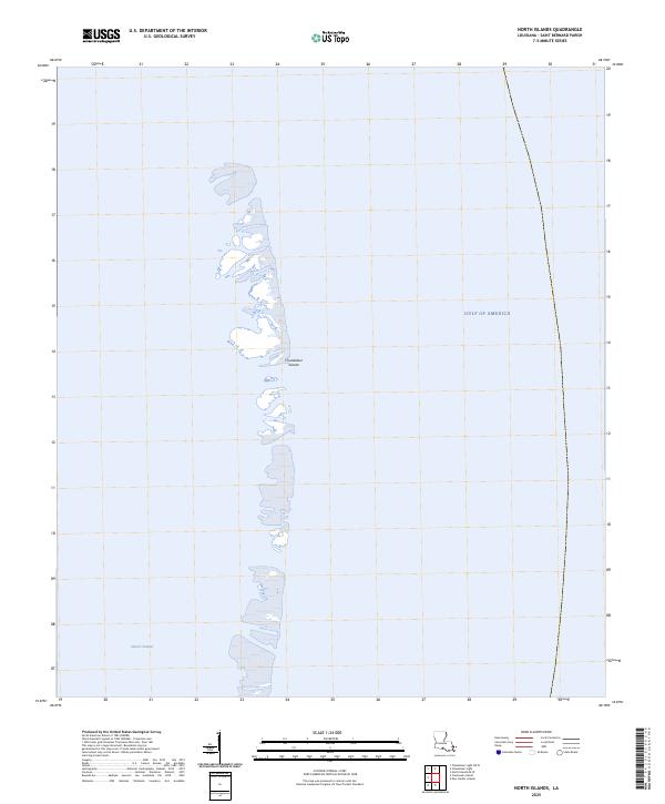 2025 Map of North Islands, 2025 Print