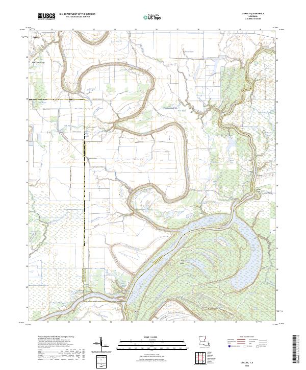 USGS Topographic Map – Oakley