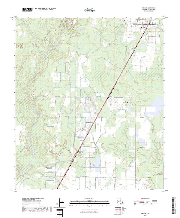 USGS Topographic Map – Oberlin
