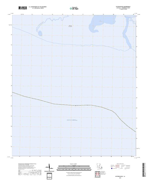 USGS Topographic Map – Oyster Bayou