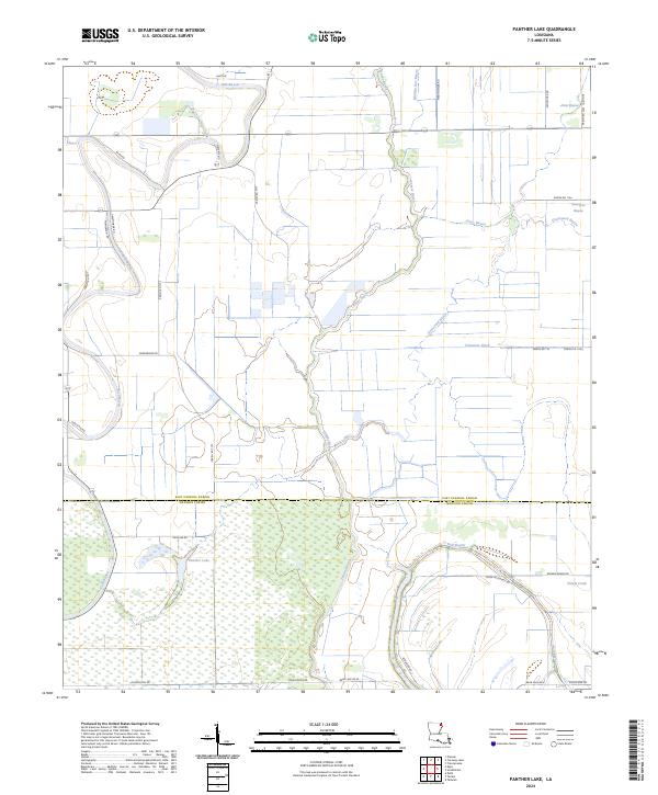 USGS Topographic Map – Panther Lake