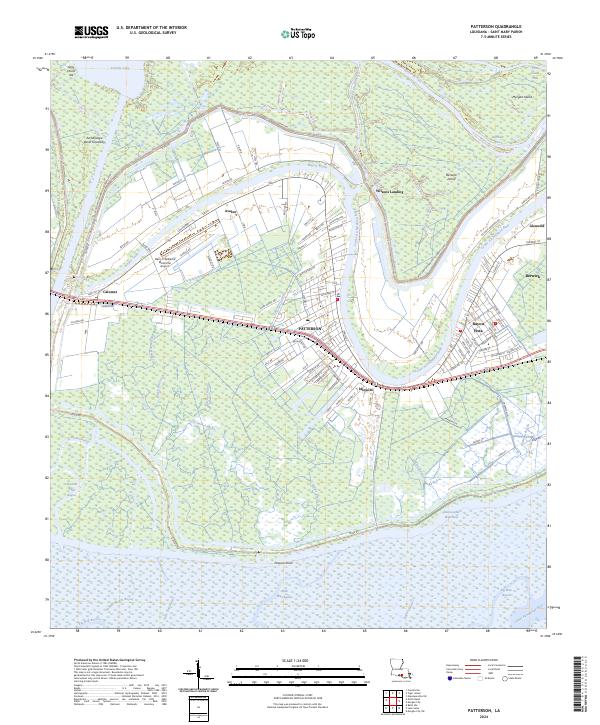 USGS Topographic Map – Patterson