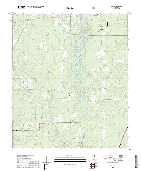 USGS Topographic Map – Pawnee