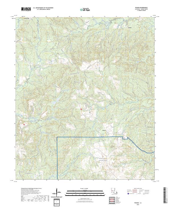 USGS Topographic Map – Peason