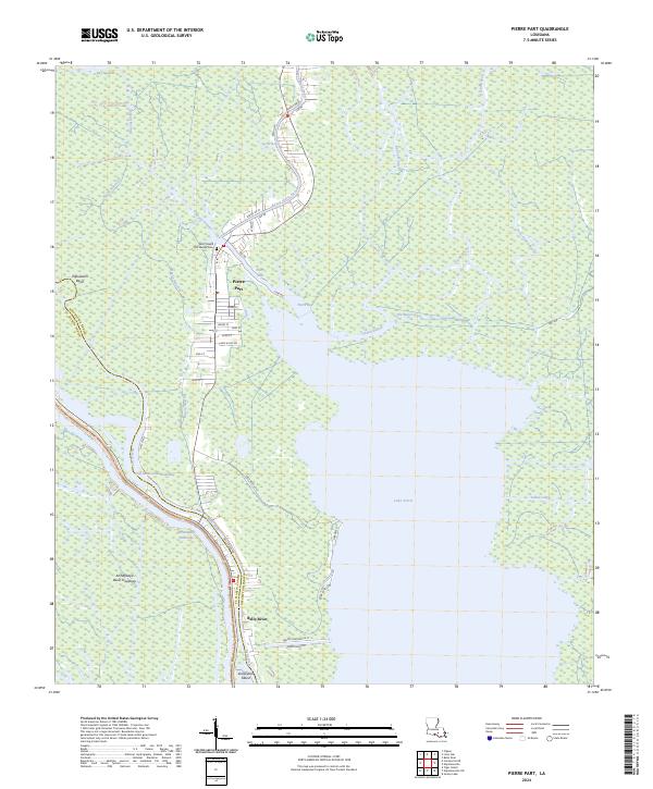 USGS Topographic Map – Pierre Part