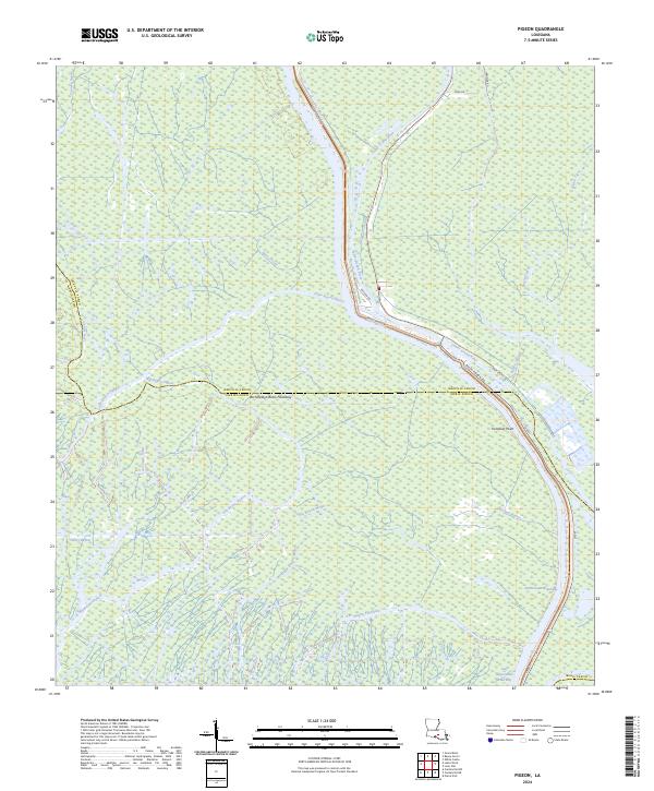 USGS Topographic Map – Pigeon