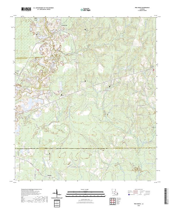 USGS Topographic Map – Pine Grove