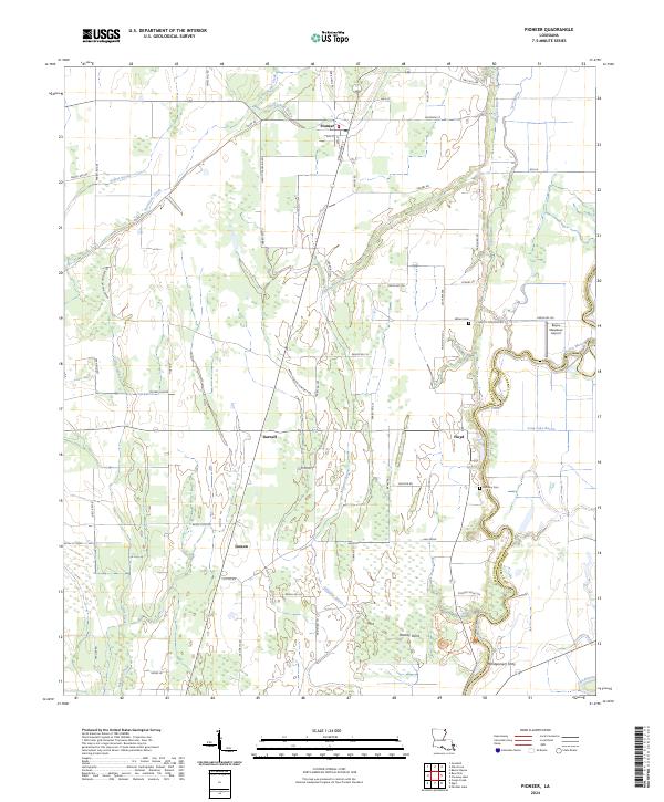 USGS Topographic Map – Pioneer