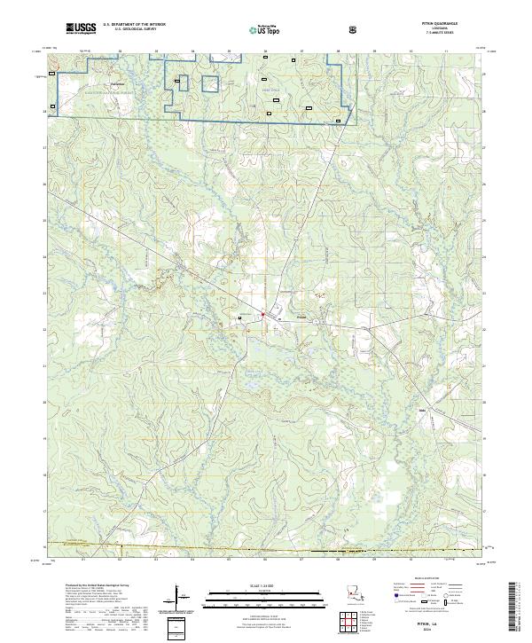 USGS Topographic Map – Pitkin
