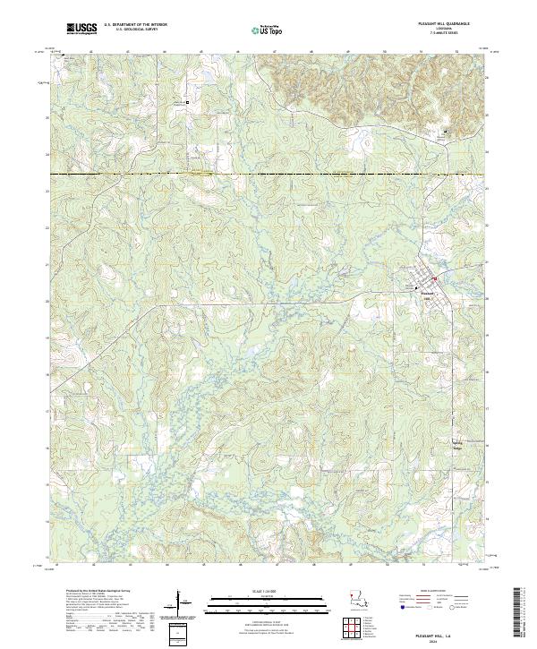 USGS Topographic Map – Pleasant Hill