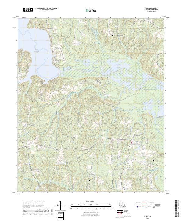 USGS Topographic Map – Point