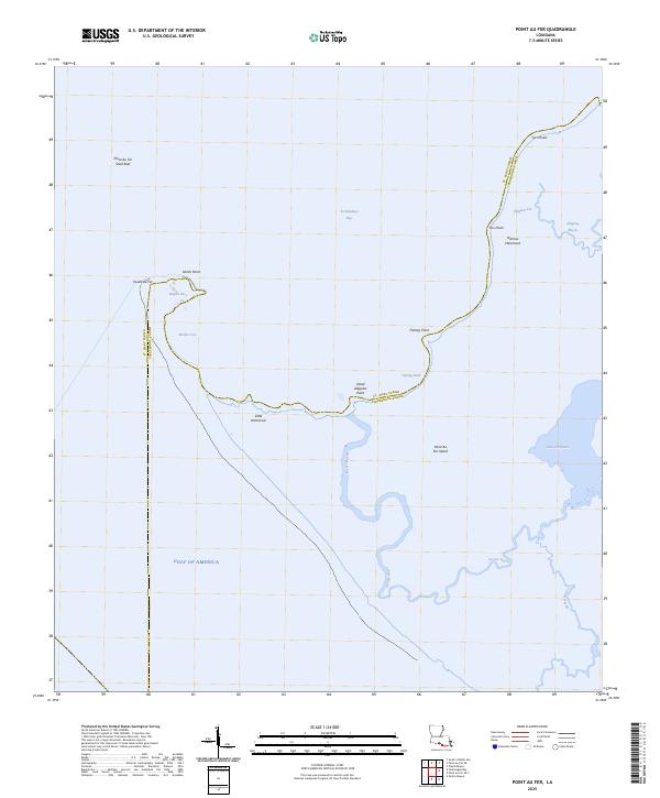 USGS Topographic Map – Point au Fer