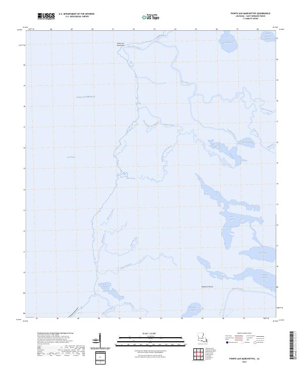 USGS Topographic Map – Pointe aux Marchettes