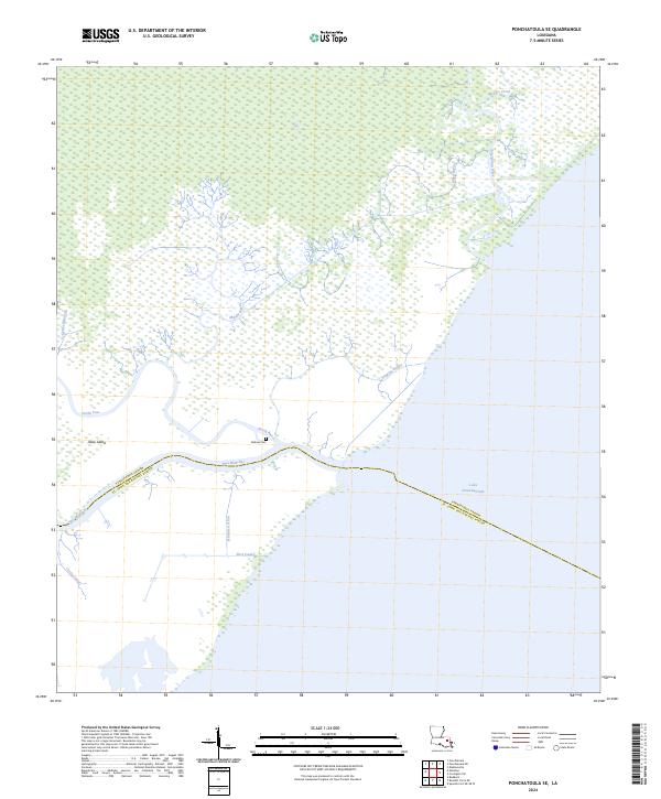 USGS Topographic Map – Ponchatoula SE