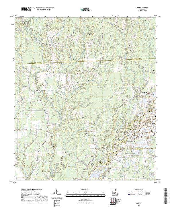 USGS Topographic Map – Pride