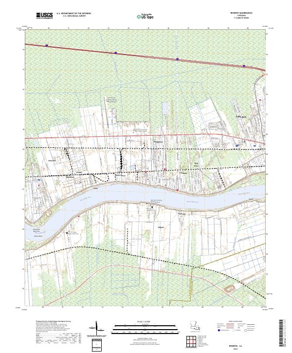 USGS Topographic Map – Reserve