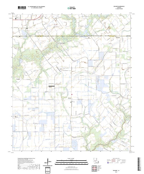 USGS Topographic Map – Richard