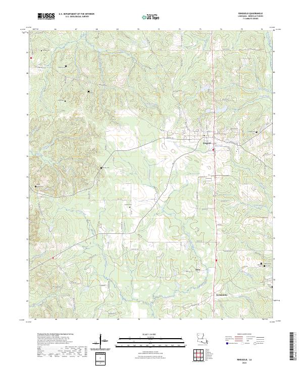 USGS Topographic Map – Ringgold