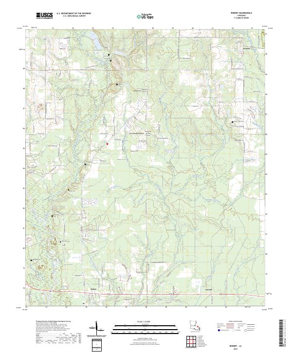 USGS Topographic Map – Robert
