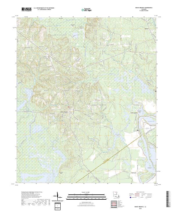 USGS Topographic Map – Rocky Branch