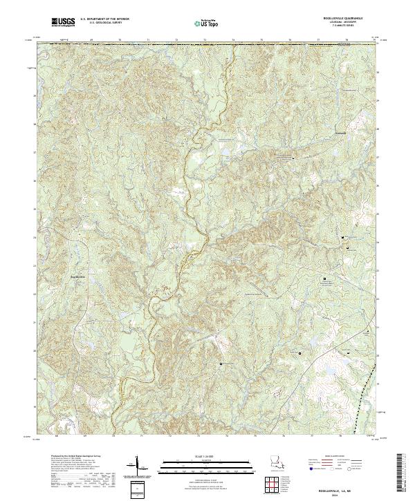 USGS Topographic Map – Rogillioville
