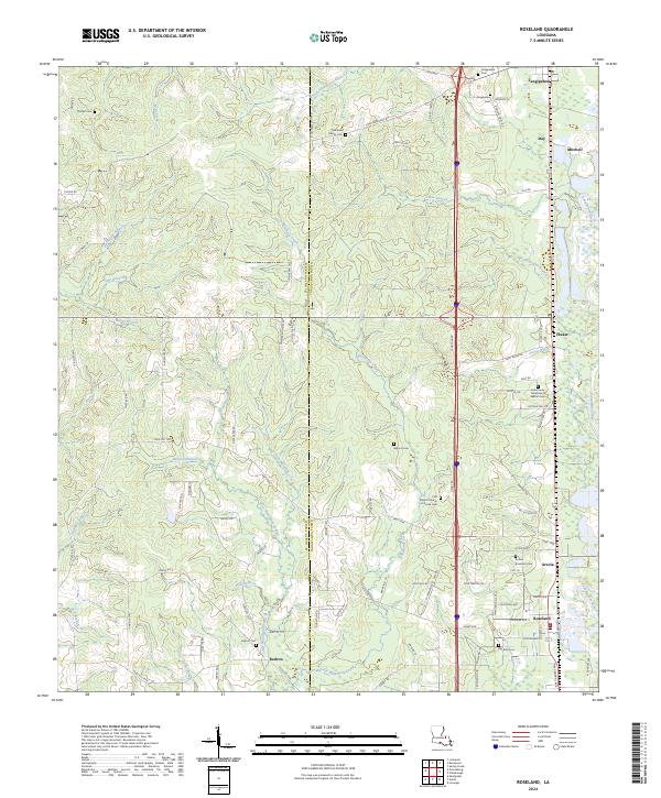 USGS Topographic Map – Roseland