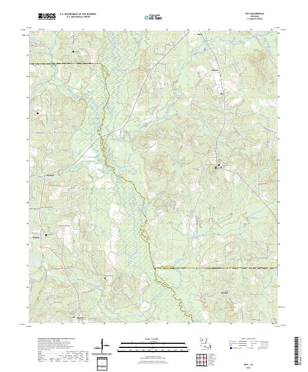 USGS Topographic Map – Roy