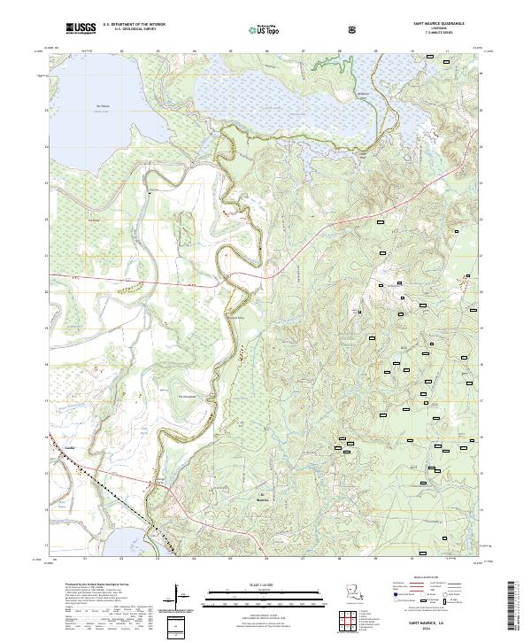 USGS Topographic Map – Saint Maurice