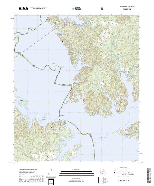 USGS Topographic Map – Salter Creek
