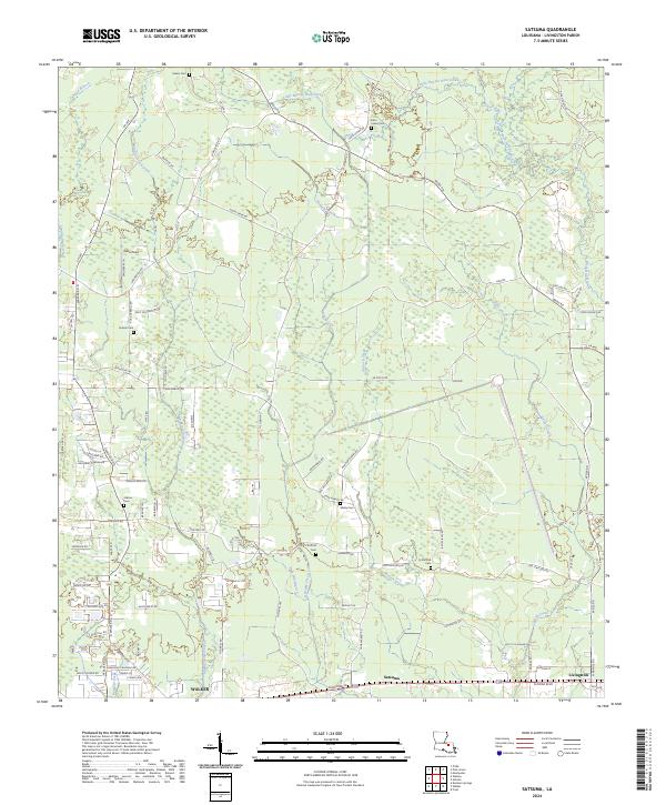 USGS Topographic Map – Satsuma