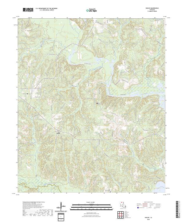 USGS Topographic Map – Shiloh