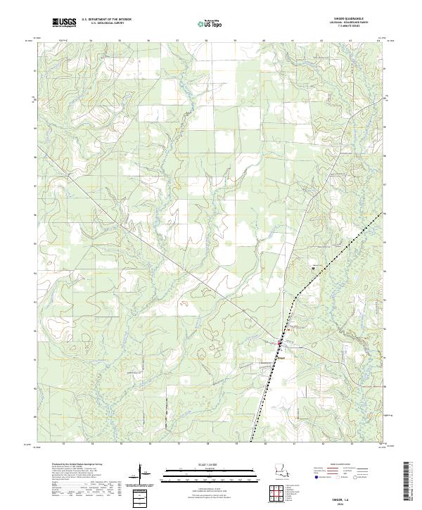 USGS Topographic Map – Singer