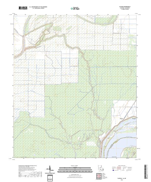 USGS Topographic Map – Slocum