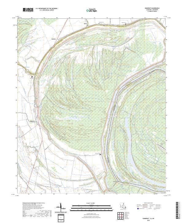 USGS Topographic Map – Somerset