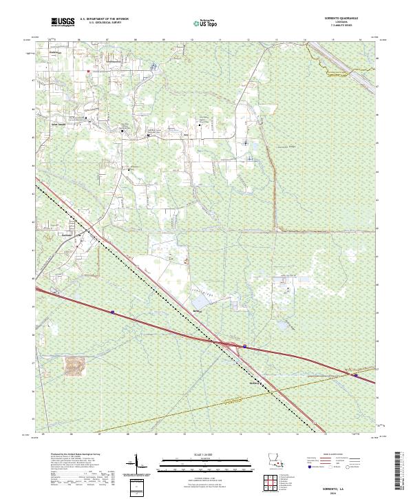USGS Topographic Map – Sorrento