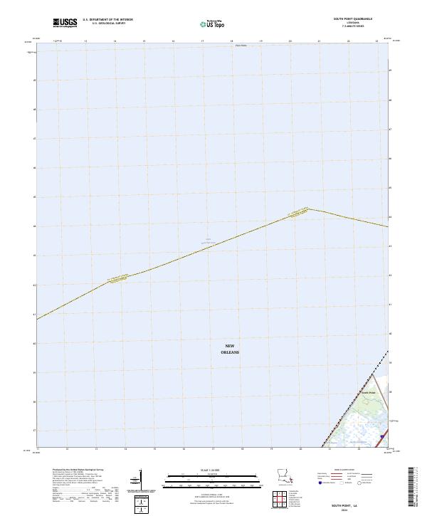 USGS Topographic Map – South Point